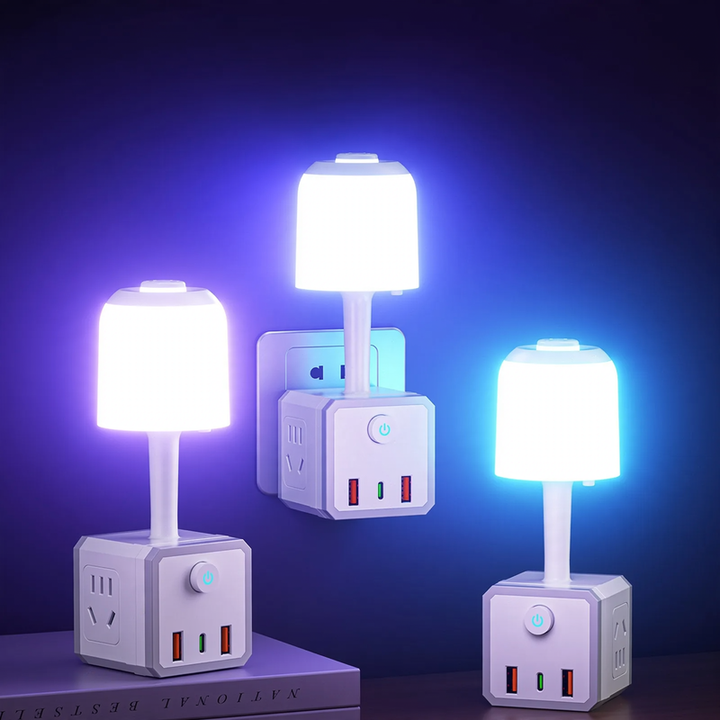 Personalized MAMA night light with birth flowers for mom and grandma