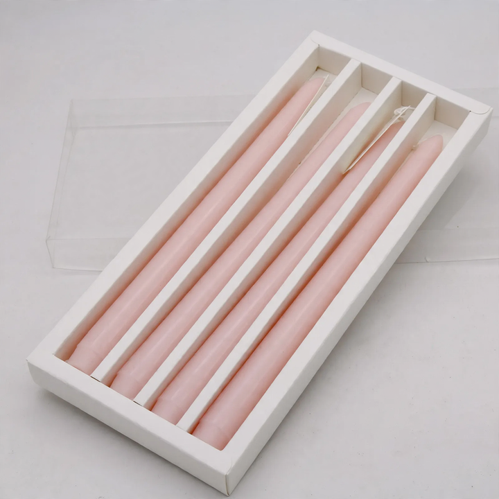 T-shaped glass candle holder, soda-lime glass