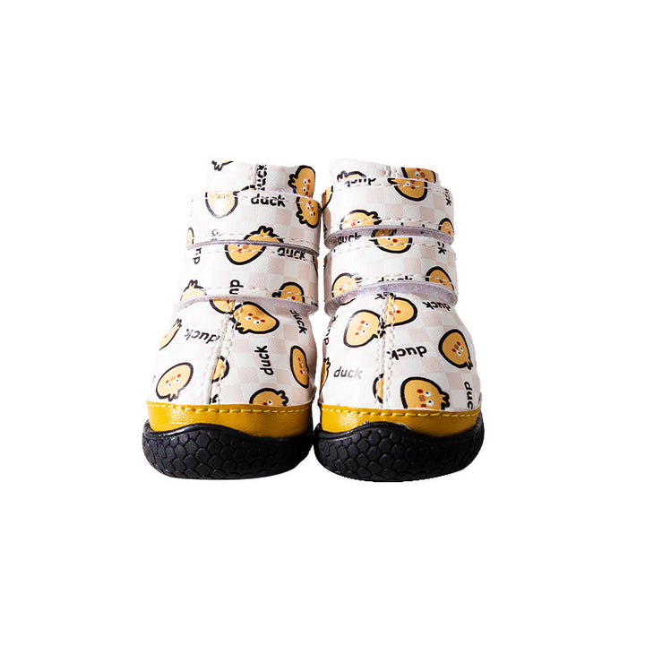 Dog shoes with fleece lining, non-slip