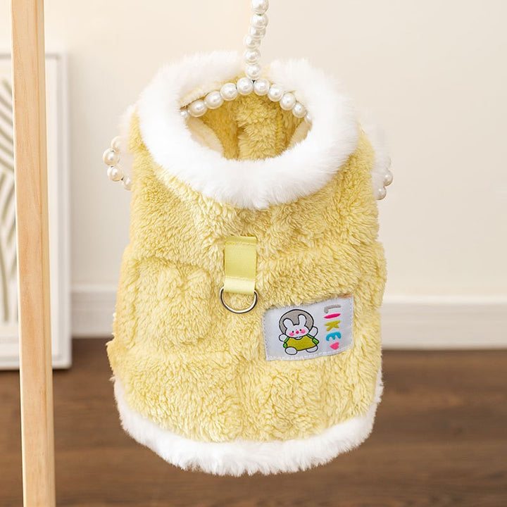 Dog vest with scarf for small dogs