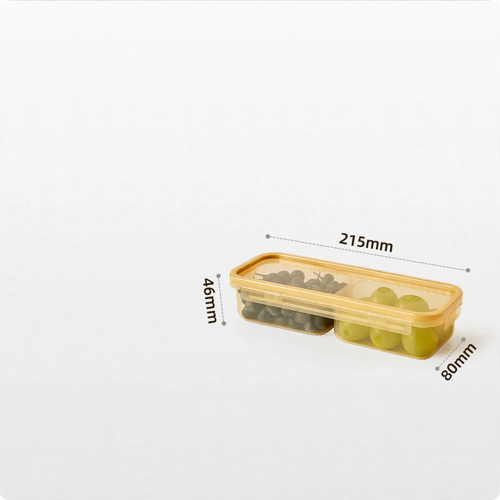 Plastic storage containers, 200–900 ml