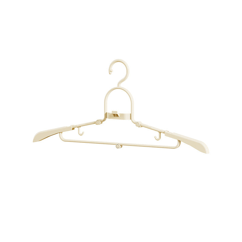 Foldable clothes hanger, portable and space-saving