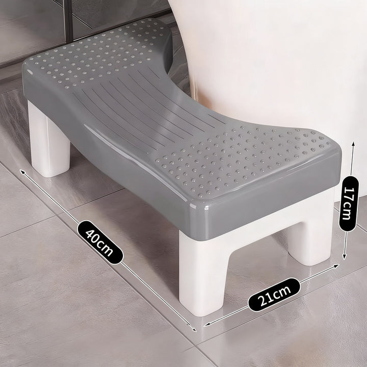 Plastic toilet stool