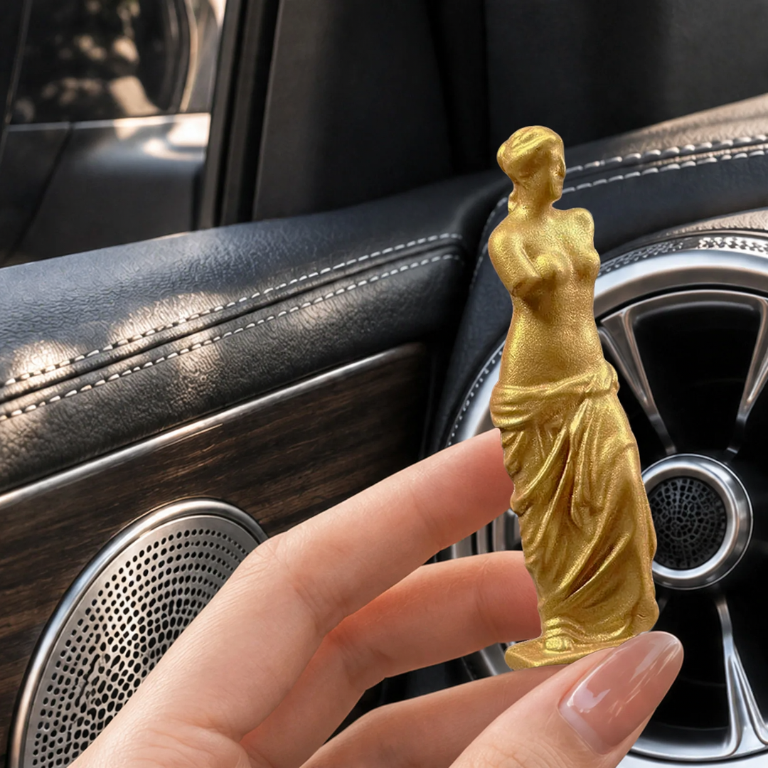 Car air freshener holder, triangular shape, resin