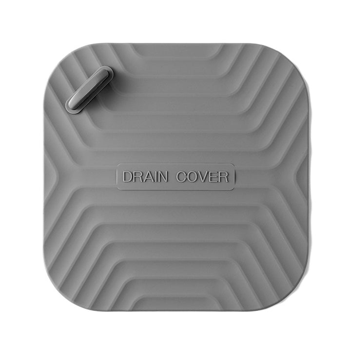 Silicone floor drain cover against odor backflow