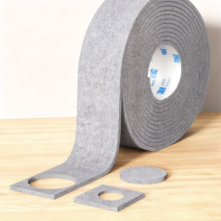 Felt chair glides, self-adhesive, furniture protection