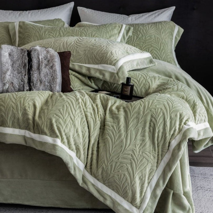 Milk fiber bedding set, 4-piece, luxurious