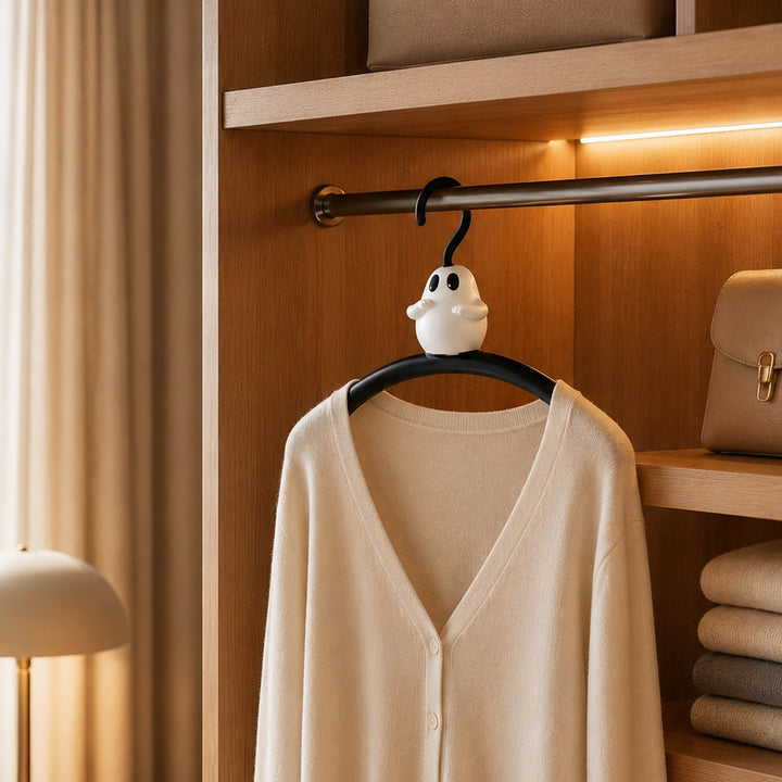 Hanger with ghost design, scratch-free and non-slip
