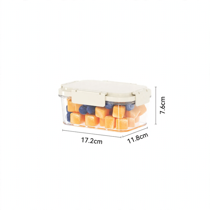 Fresh-keeping box with cooling element and drip tray