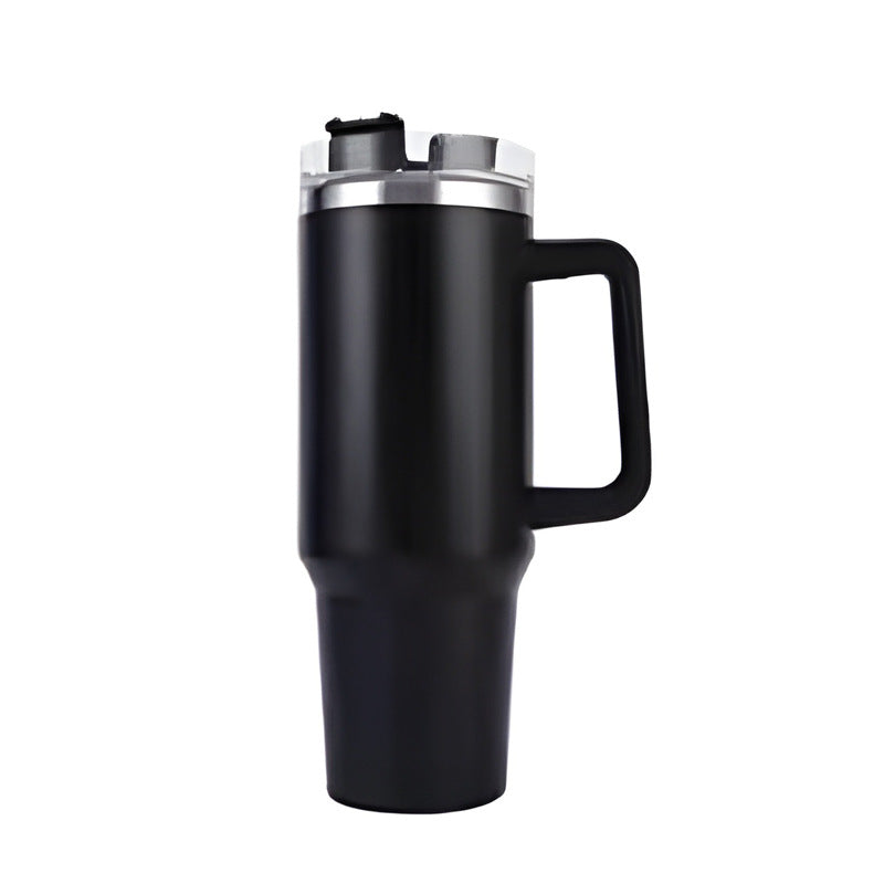 Insulated cup 40oz with straw and handle