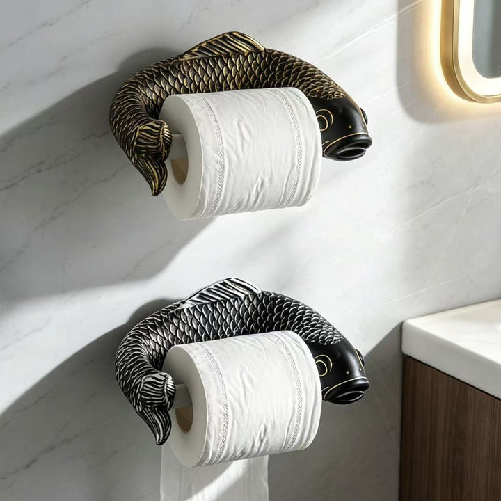 Carp- toilet paper holder, wall-mounted