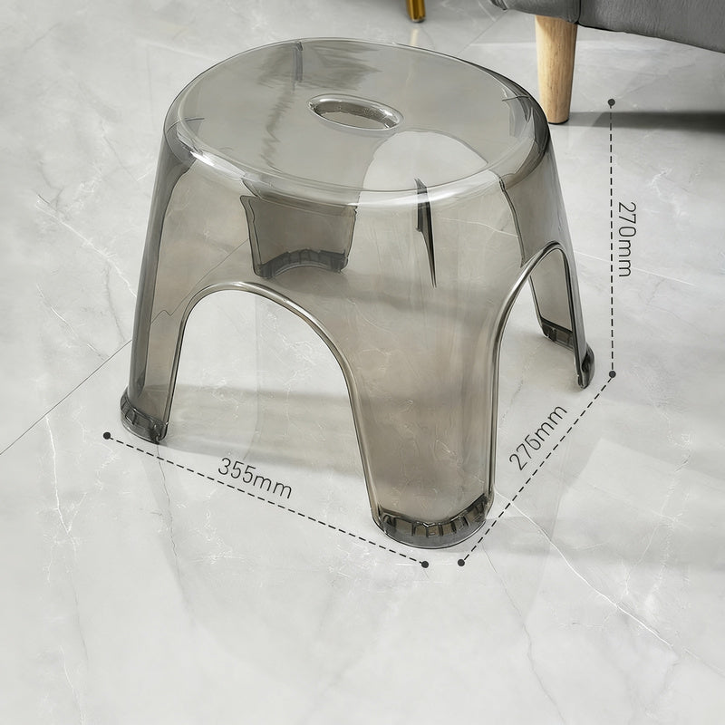 Plastic stool, square, sturdy