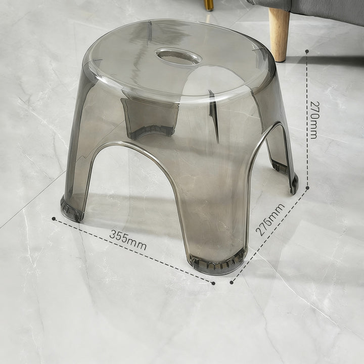 Plastic stool, square, sturdy