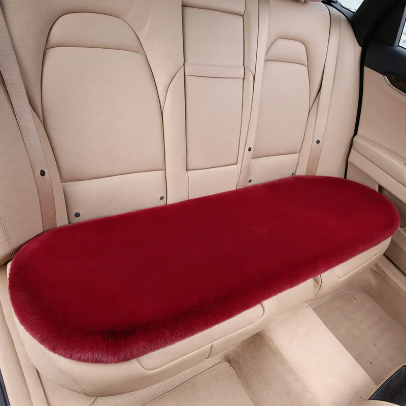 Plush car seat cushion, winter version