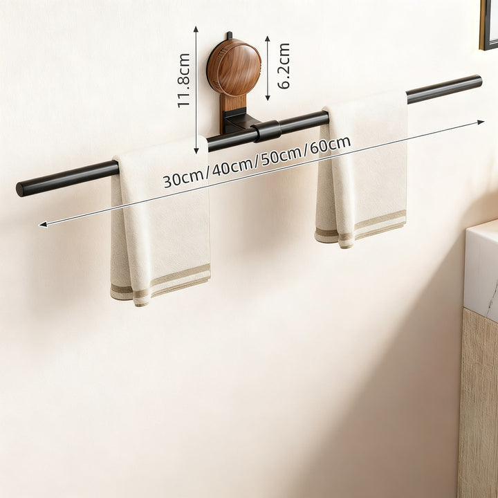 Towel holder made of space aluminum with suction cup