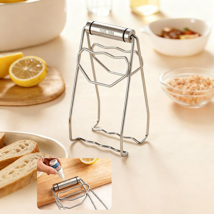 Stainless Steel Bowl Tongs with Heat Protection
