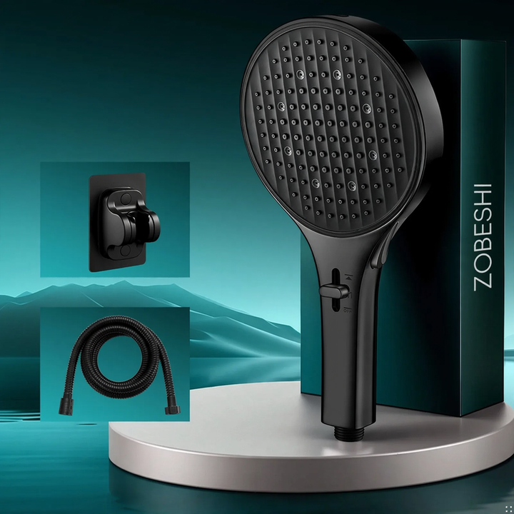 Shower head with pressure balance, large panel