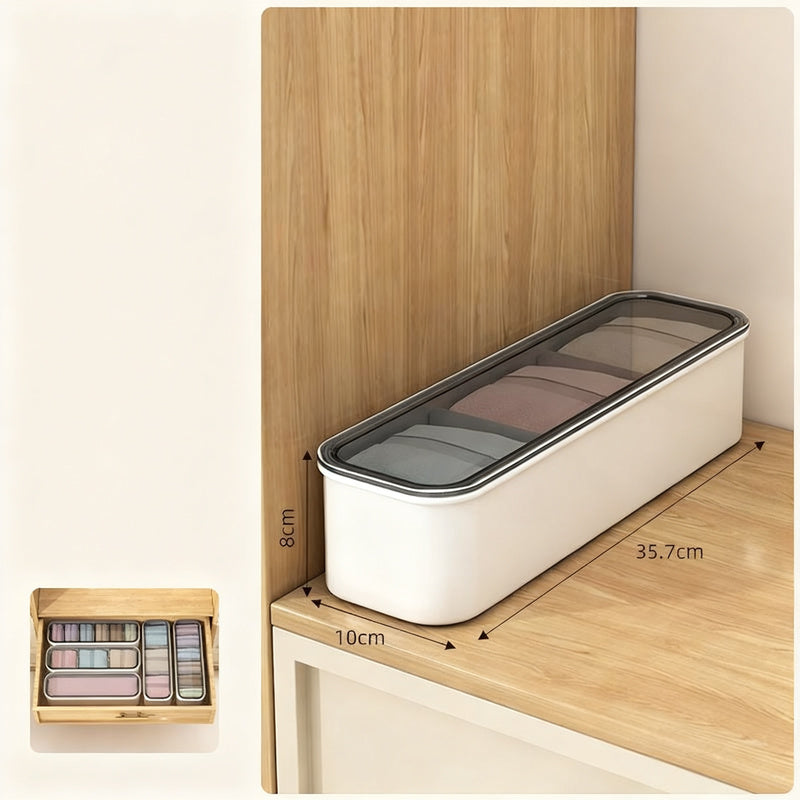 Storage box for underwear and socks, PP