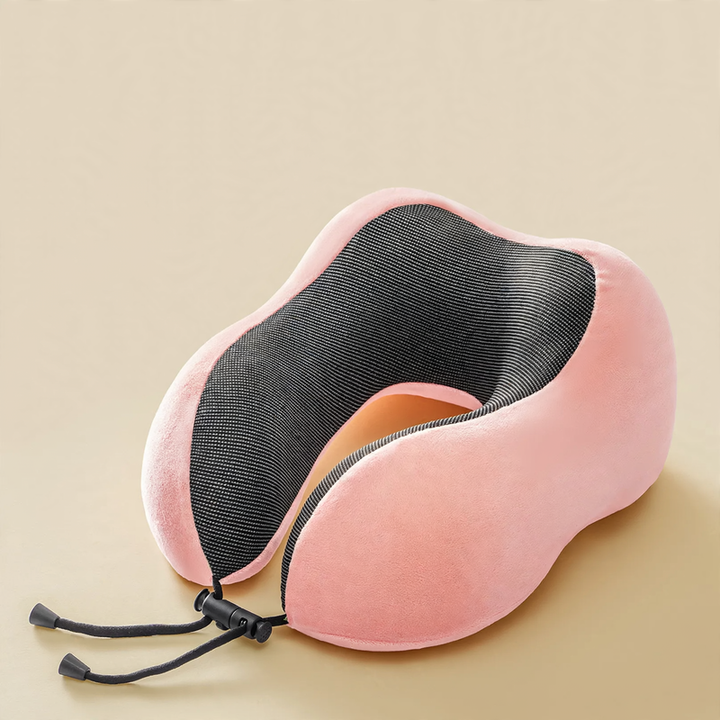 U-shaped memory foam neck pillow for travel