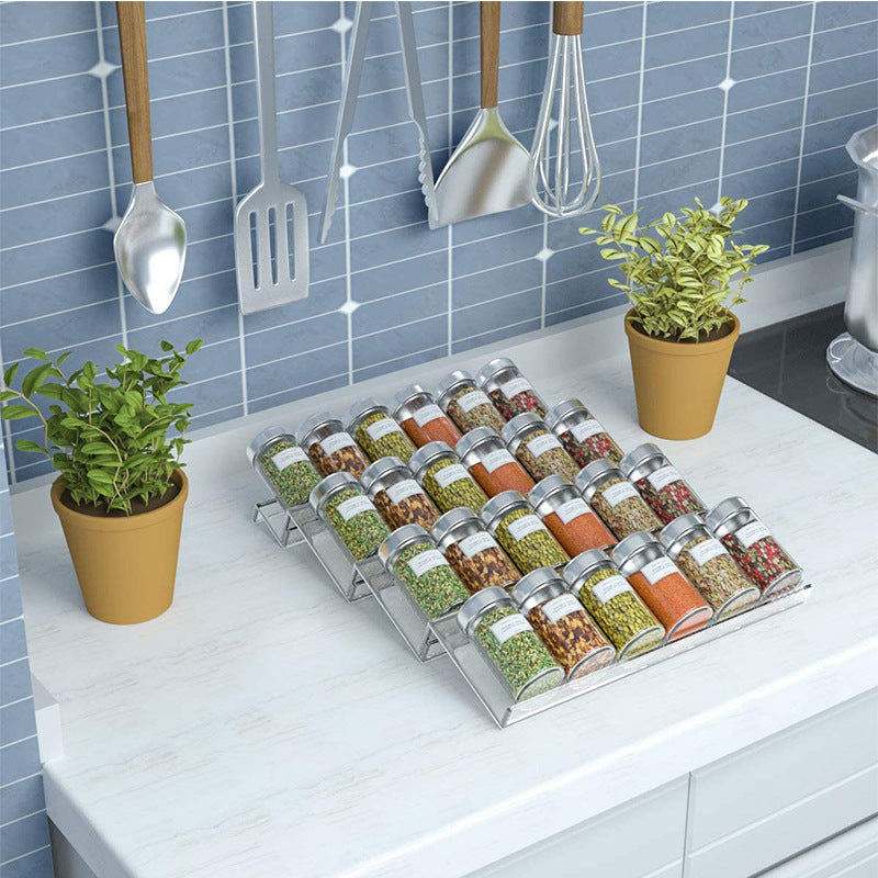 Acrylic spice rack with drawers