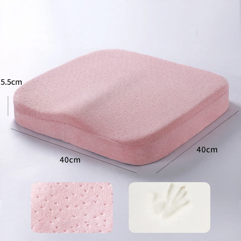 Memory foam seat cushion for office and car