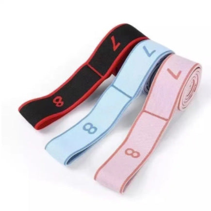 Resistance bands with levels of resistance, polyester