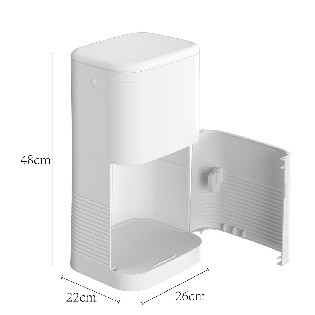 Diaper pail with lid, 12 L, odor-proof