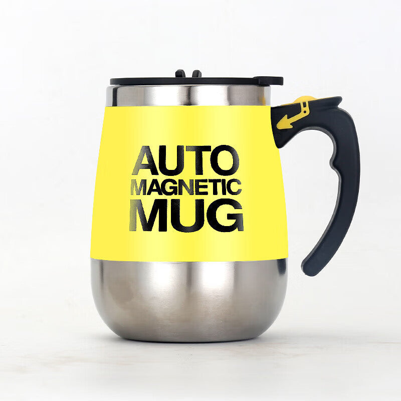 Self-stirring mug, 350 ml, stainless steel