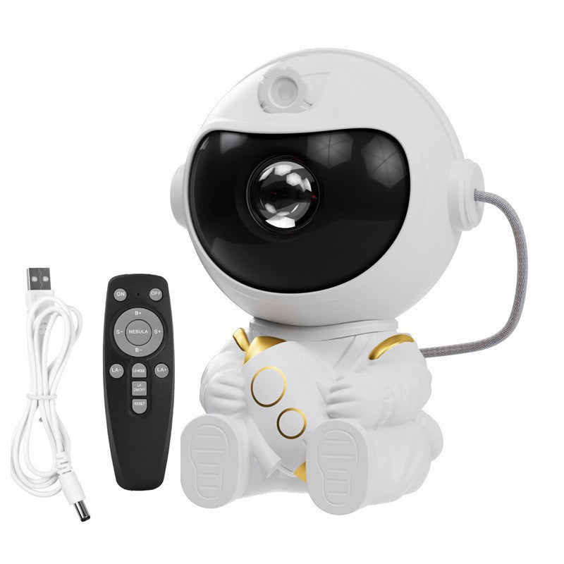 Star projector with astronaut design