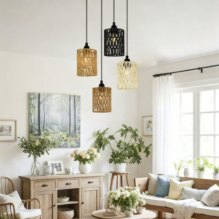 Paper lampshade, round, model XH23-425