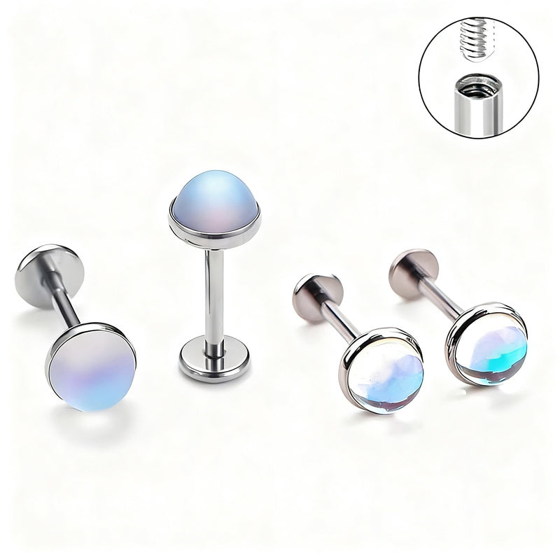 Titan Piercing bar with internal thread