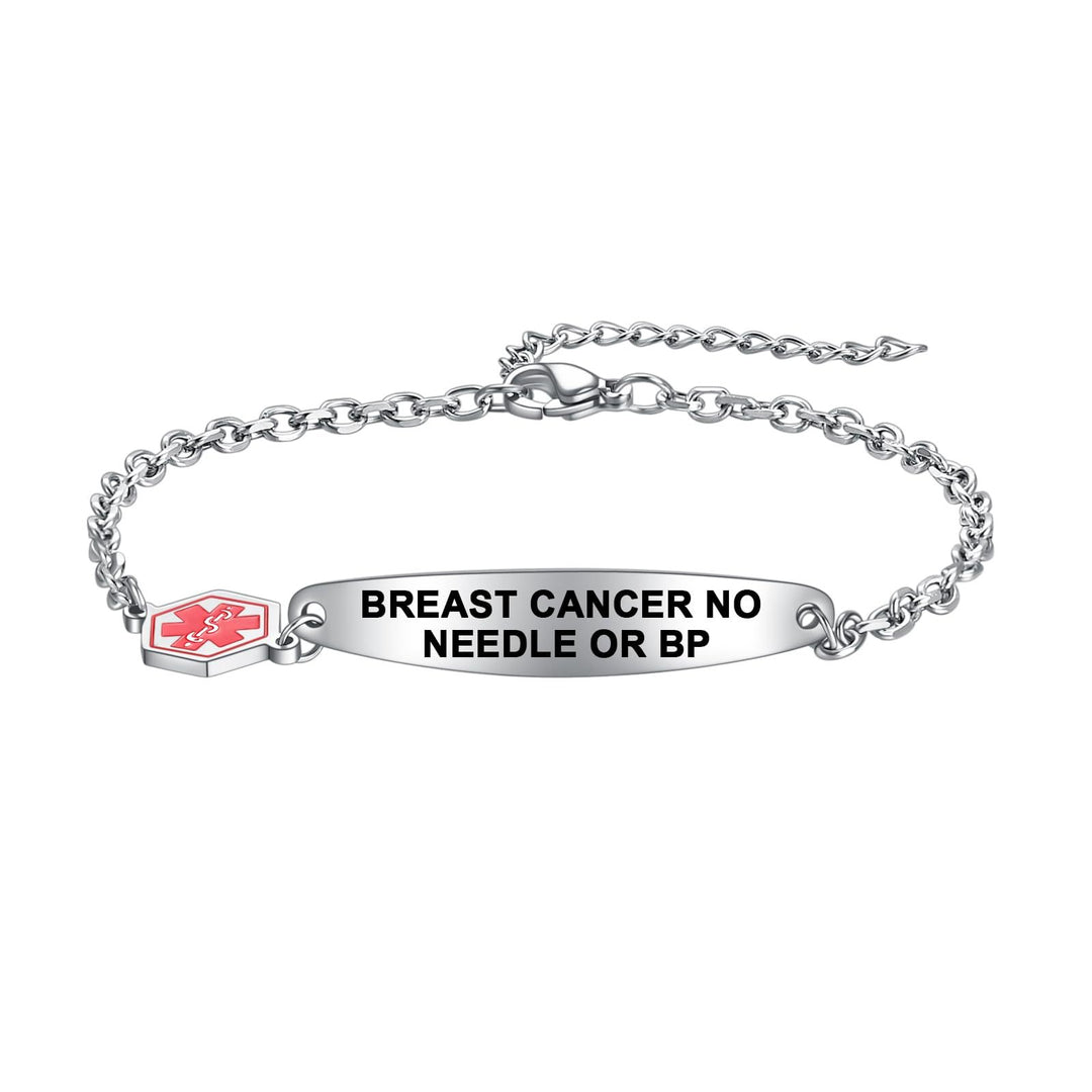 Stainless steel bracelet with geometric design