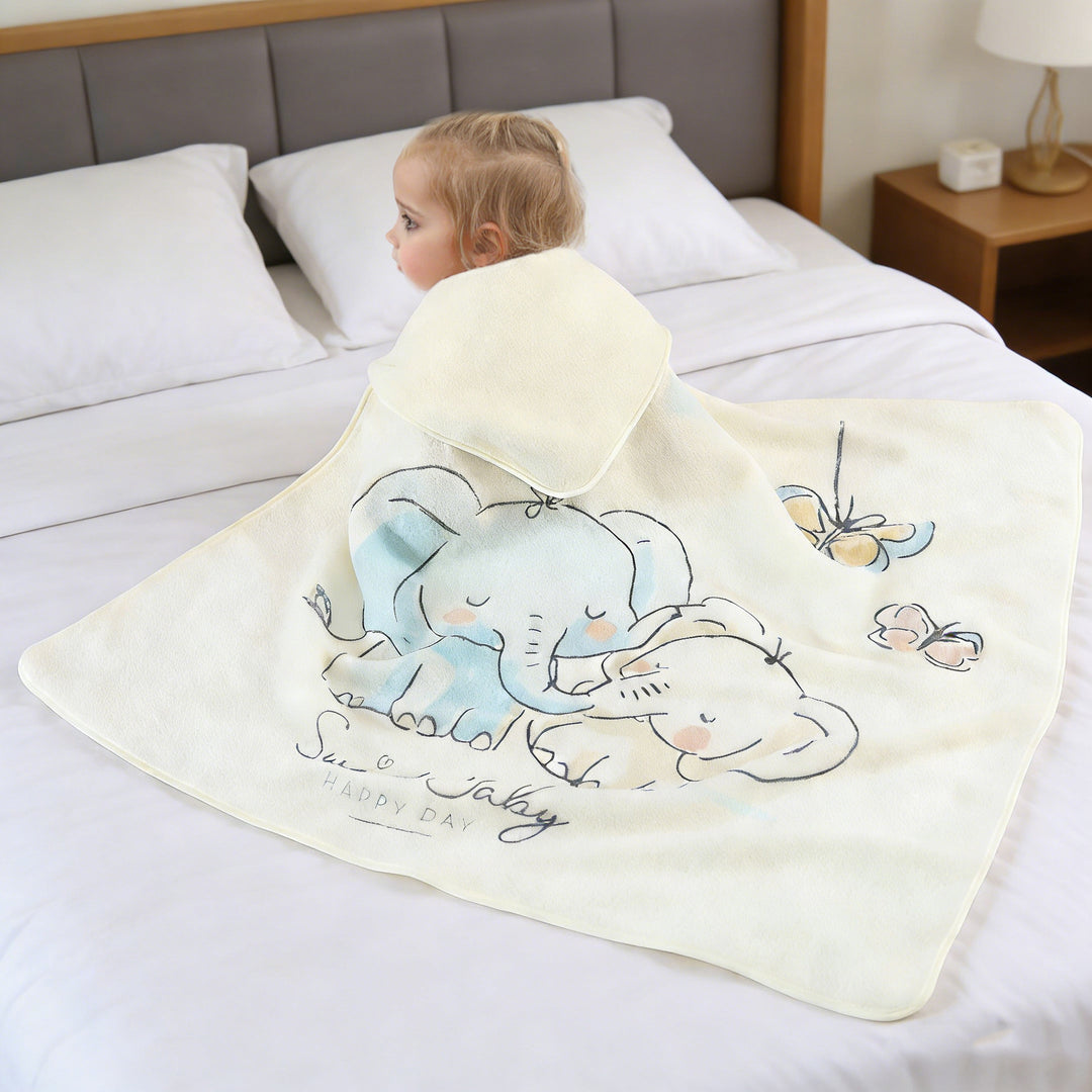 Baby blanket made of coral fleece, 80×80 cm