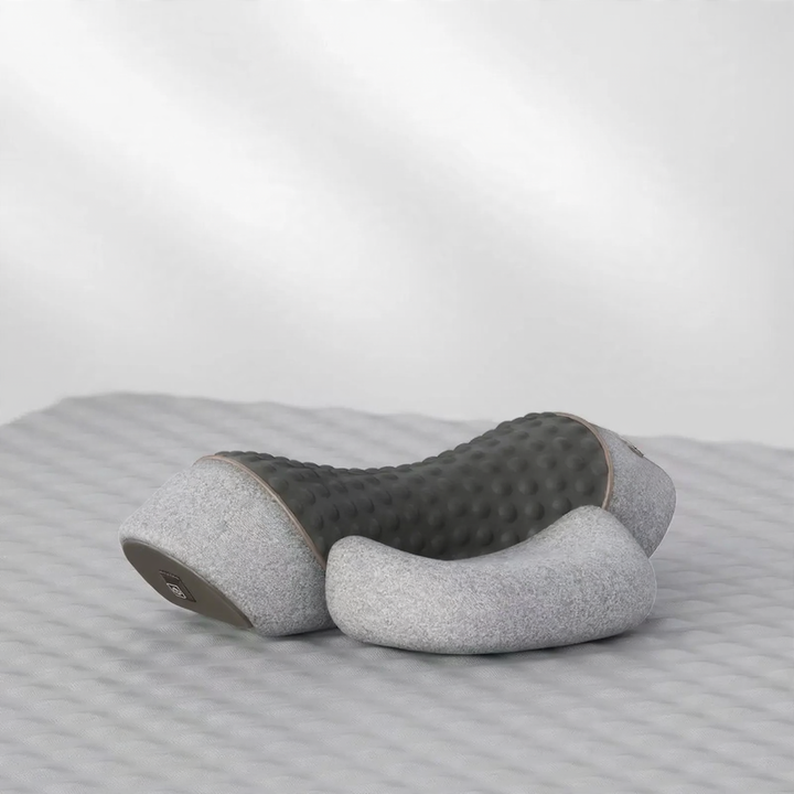 Multifunctional neck pillow with massage and heating function