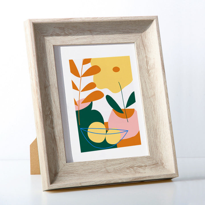 Wood picture frame, rectangular, 15 × 42 cm