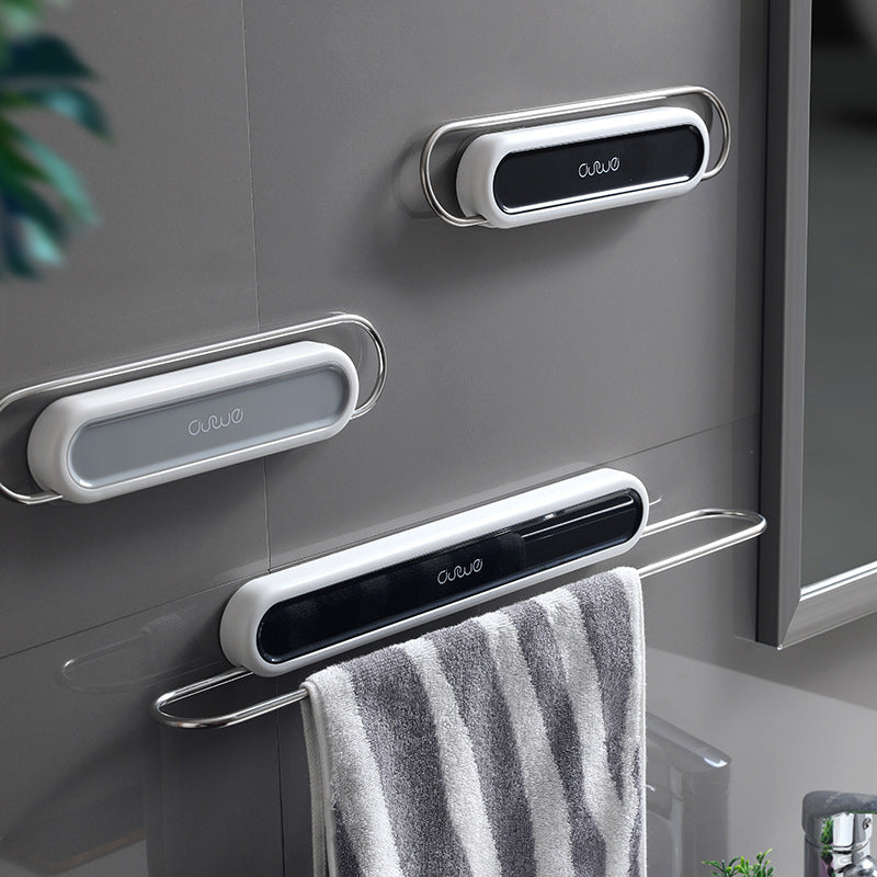 Towel holder, stainless steel, suction cup, various lengths