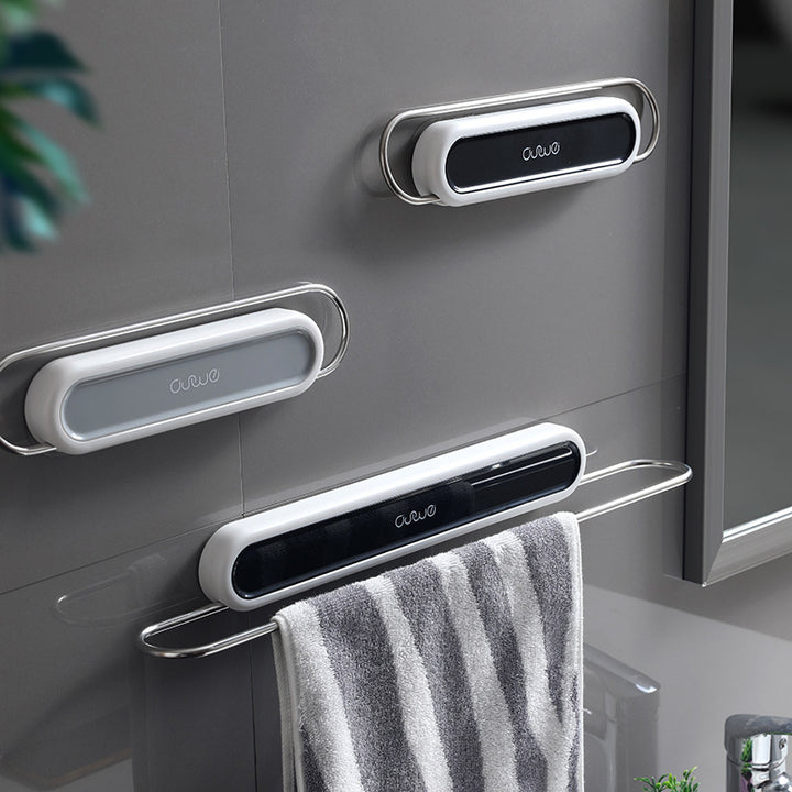 Towel holder, stainless steel, suction cup, various lengths