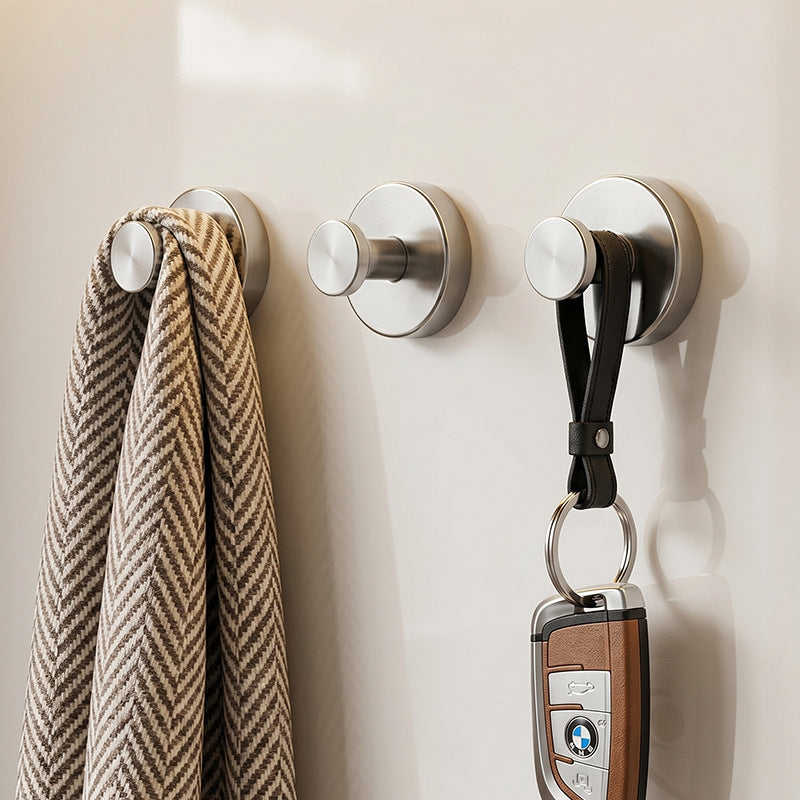 Stainless Steel Suction Cup Hook, No Drilling