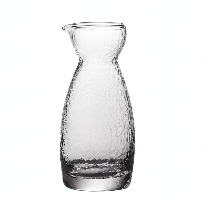 Glass tumblers, approx. 200 ml, with wave pattern