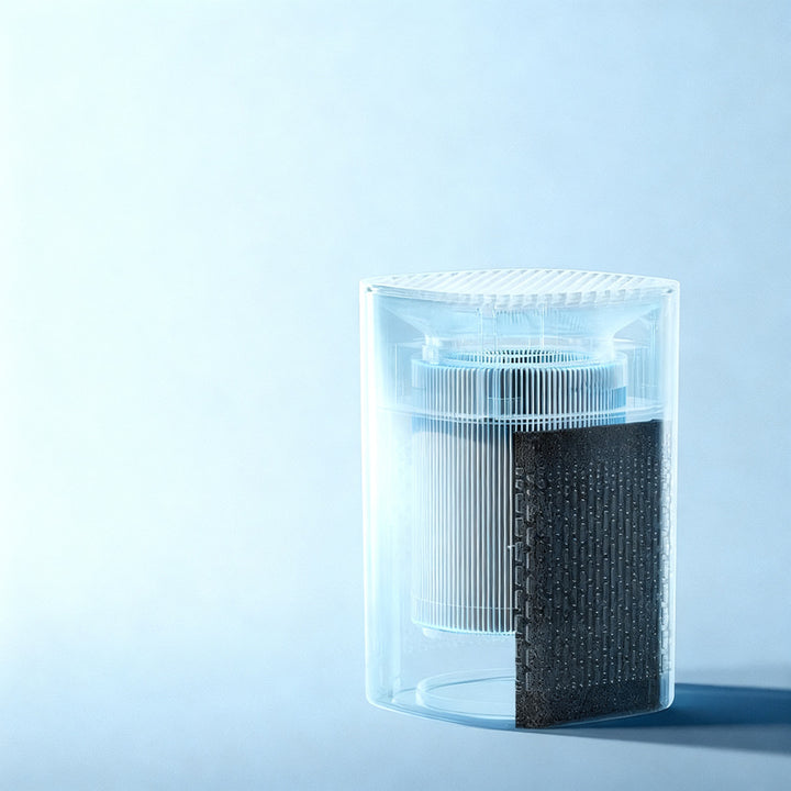 Portable air purifier with aroma function