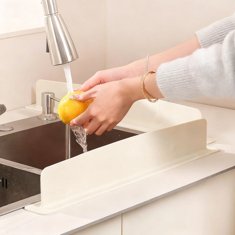 Silicone splash guard for sink