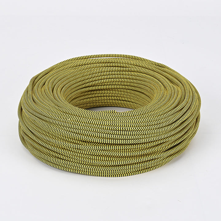Textile-encased power cable 2×0.75 mm²