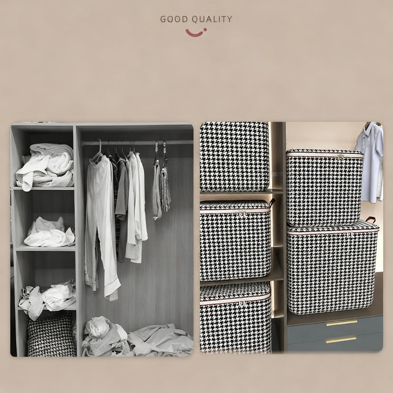 Storage box for bed linen and clothes