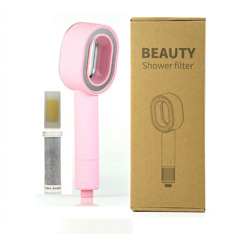 3-in-1 Shower head with massage function, plastic