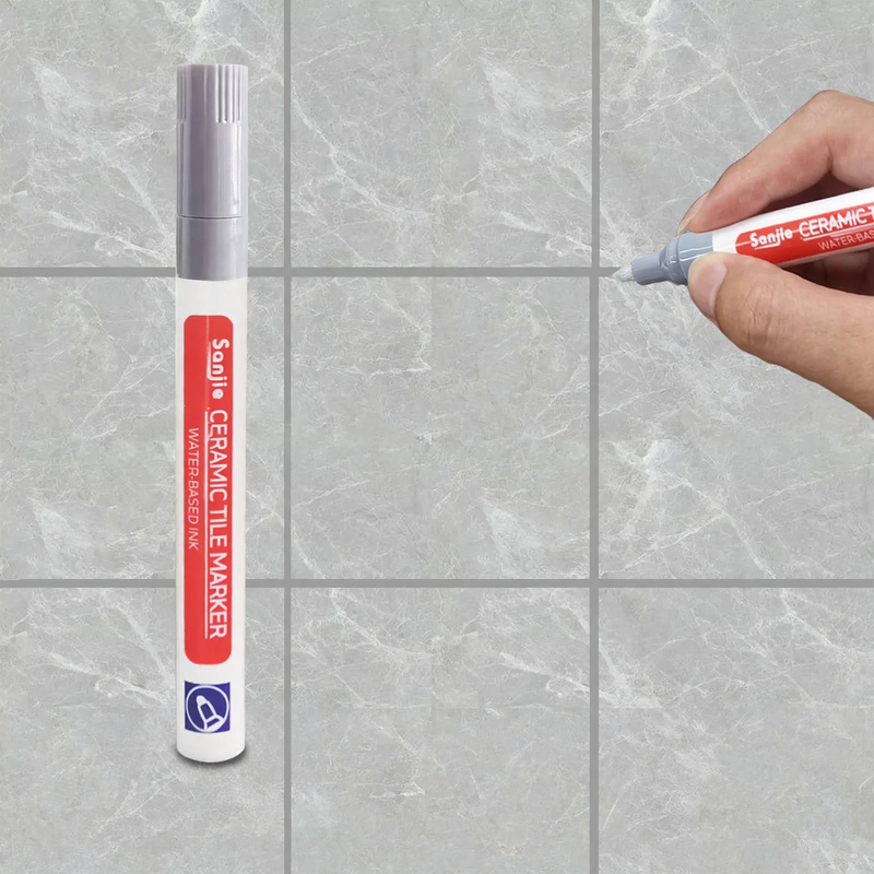 Grout pen for ceramic tiles in various colors