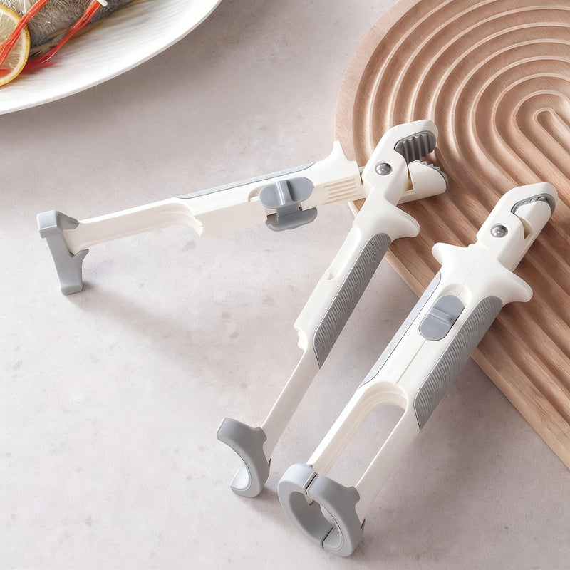2-in-1 bowl tongs with insulating function