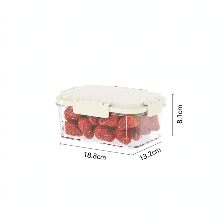 Fresh-keeping box with cooling element and drip tray