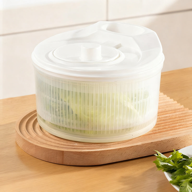 Vegetable salad spinner for salad and fruit