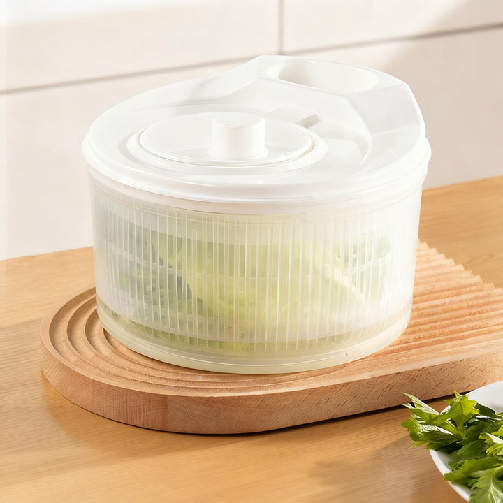 Vegetable salad spinner for salad and fruit