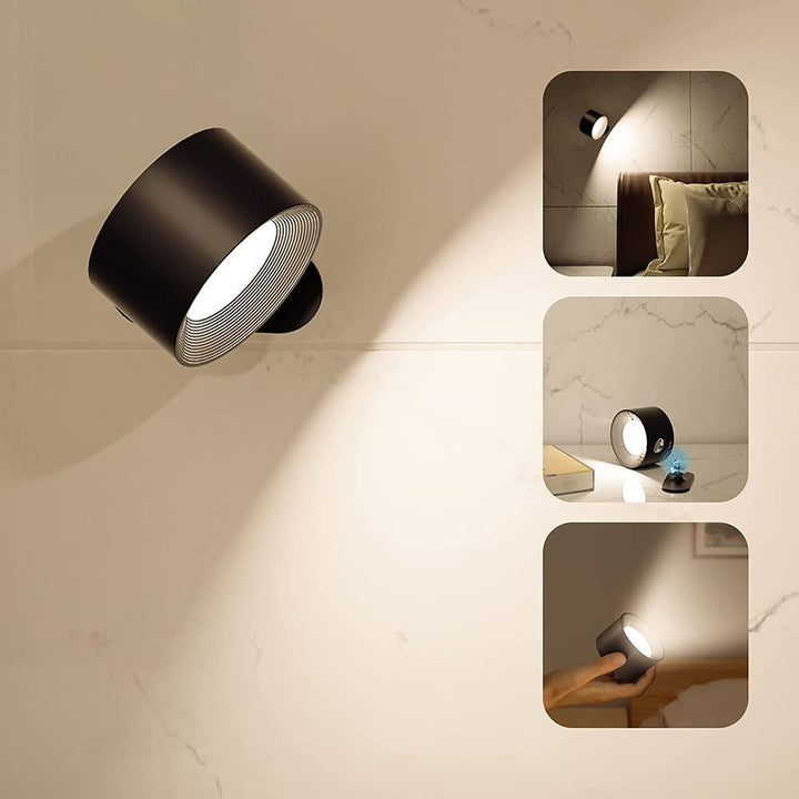 Wireless LED wall light with touch control